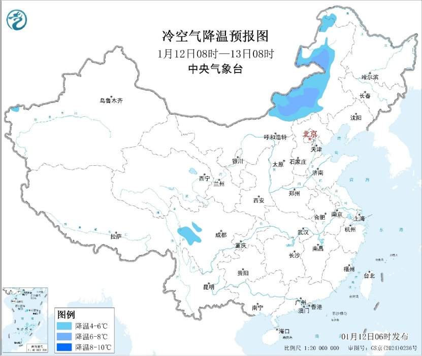 冷空气影响新疆内蒙古东北等地 今日新疆北部和东北地区降雪较强