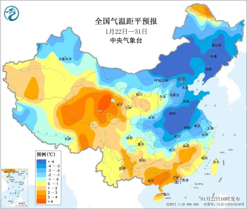 中东部气温回升进行时 华北黄淮大气扩散条件转差