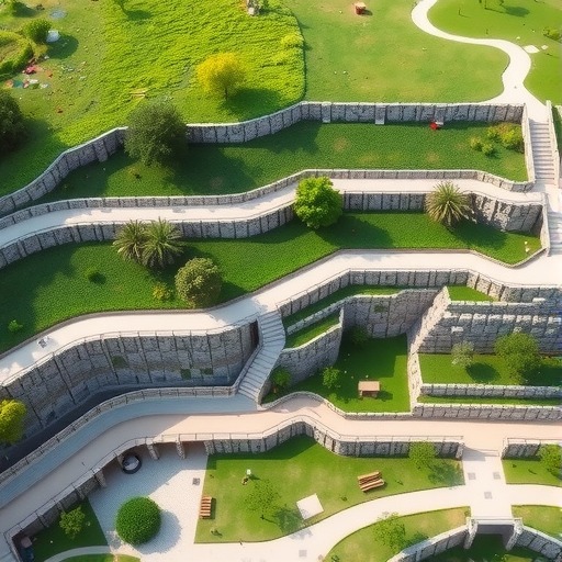 重庆渝北废弃采石场变身矿山公园