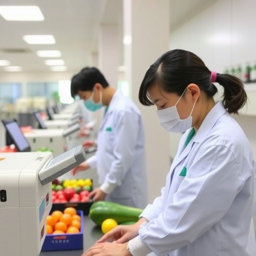 县市监局常态化开展农产品快速检测工作