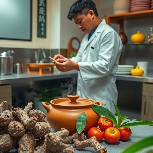 南京市江宁中医院中药师在煎煮汤剂助力抗击疫情