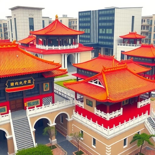 大学建仿古校区的路走偏了