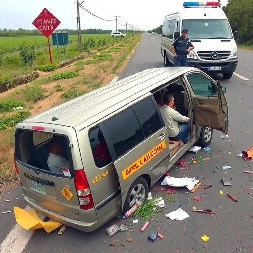 贵州赫章交通事故致2死14伤 小客车违法超员 驾驶人已被控制