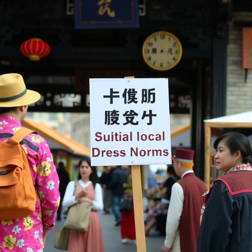 着奇异服装被劝离 衣着自由也要尊重文化传统