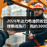 2026年动力电池回收管理新规施行:我的3000万教训与3个生死线(图3) 2026年动力电池回收管理新规施行:我的3000万教训与3个生死线(图3)