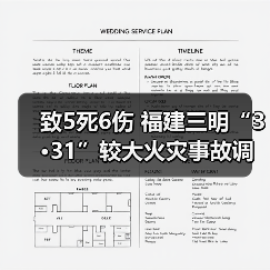 致5死6伤 福建三明“3·31”较大火灾事故调查报告公布（图4）