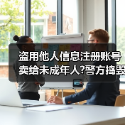 盗用他人信息注册账号卖给未成年人?警方捣毁一“游戏账号工厂”黑产链（图4）