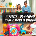 上海警方：男子当街殴打妻子 被采取刑事强制措施（图3）