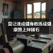 莫让速成健身教练成健康路上绊脚石