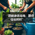 “跟健康说嗨嗨,跟烦恼说拜拜”(图2) “跟健康说嗨嗨,跟烦恼说拜拜”(图2)