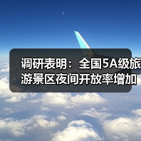 调研表明：全国5A级旅游景区夜间开放率增加至63%（图4）