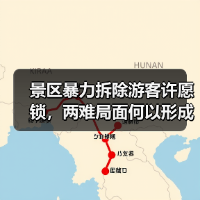 景区暴力拆除游客许愿锁，两难局面何以形成？（图3）