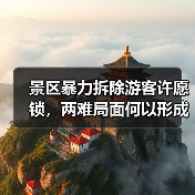 景区暴力拆除游客许愿锁，两难局面何以形成？（图1）