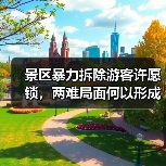 景区暴力拆除游客许愿锁，两难局面何以形成？（图4）