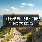 综艺节目：别让“算法”限制艺术想象