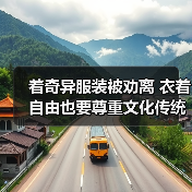 着奇异服装被劝离 衣着自由也要尊重文化传统