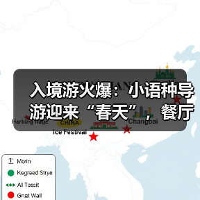 入境游火爆：小语种导游迎来“春天”，餐厅服务员上演川剧变脸（图2）