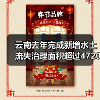 云南去年完成新增水土流失治理面积超过4720平方公里（图3）