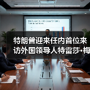 特朗普迎来任内首位来访外国领导人特雷莎·梅（图2）