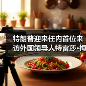 特朗普迎来任内首位来访外国领导人特雷莎·梅（图4）