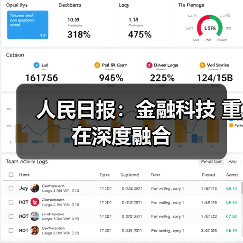 人民日报：金融科技 重在深度融合（图1）