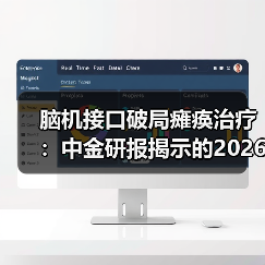 脑机接口破局瘫痪治疗：中金研报揭示的2026医疗新范式（图1）