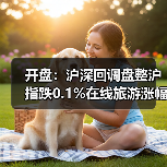 开盘：沪深回调盘整沪指跌0.1%在线旅游涨幅居前（图4）