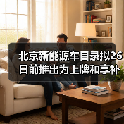 北京新能源车目录拟26日前推出为上牌和享补贴依据
