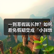 一到寒假就长胖？如何避免假期变成“小胖墩”