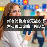 新老骑警磨合无数次 只为英雄回家路“编队如一体”（图3）