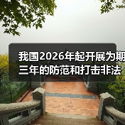 我国2026年起开展为期三年的防范和打击非法金融活动总体战