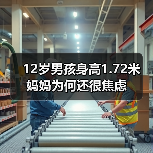 12岁男孩身高1.72米 妈妈为何还很焦虑(图2) 12岁男孩身高1.72米 妈妈为何还很焦虑(图2)