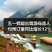 五一假期出境游商品人均预订量同比增长12%(图1) 五一假期出境游商品人均预订量同比增长12%(图1)