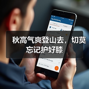 秋高气爽登山去,切莫忘记护好膝(图3) 秋高气爽登山去,切莫忘记护好膝(图3)