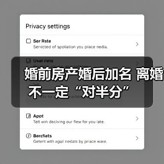 婚前房产婚后加名 离婚不一定“对半分”（图3）
