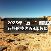2025年“五一”假期旅行热度或达近3年峰值，用AI做规划成新潮（图1）