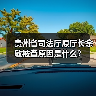 贵州省司法厅原厅长余敏被查原因是什么？（图3）