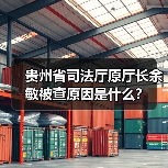 贵州省司法厅原厅长余敏被查原因是什么？（图4）