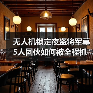 无人机锁定夜盗将军墓 5人团伙如何被全程抓拍？（图2）