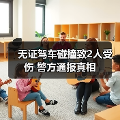 无证驾车碰撞致2人受伤 警方通报真相（图4）