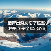 踏青出游别忘了这些保密要点 安全牢记心间（图2）