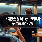 银行金融科技：新兵斥巨资 