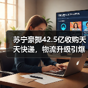 苏宁豪掷42.5亿收购天天快递，物流升级引爆行业（图3）