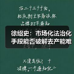 徐绍史：市场化法治化手段能否破解去产能难题？（图1）