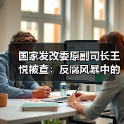 国家发改委原副司长王悦被查：反腐风暴中的关键人物（图1）