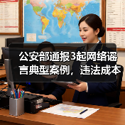 公安部通报3起网络谣言典型案例，违法成本你了解吗？（图1）
