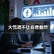 大雪遮不住春意盎然（图1）