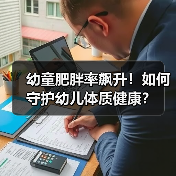 幼童肥胖率飙升！如何守护幼儿体质健康？（图1）