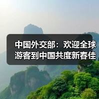 中国外交部：欢迎全球游客到中国共度新春佳节（图1）