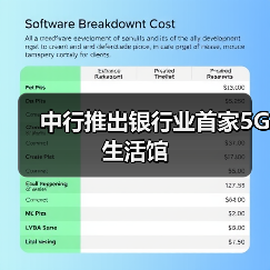 中行推出银行业首家5G生活馆(图4) 中行推出银行业首家5G生活馆(图4)